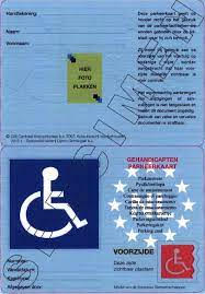 Gehandicaptenparkeerkaart